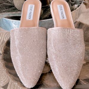 Steve Madden  crystals Mule sandals